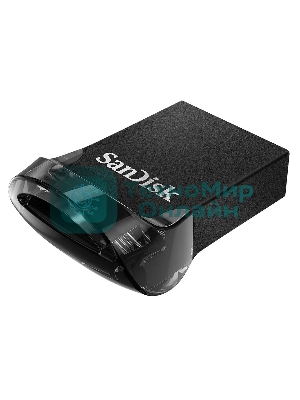 Флешка USB Sandisk CZ430 ULTRA FIT (SDCZ430-128G-G46), 128Gb, USB 3.1, R/W 130/40, черный