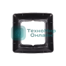 Рамка Kranz 1-я DEA горизонтальная черный металлик