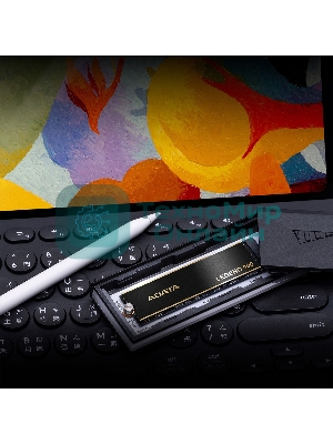 Накопитель SSD ADATA LEGEND 900, 512Gb, PCIe 4.0 x4, M.2 2280, NVMe, R/W 6200/2300, с радиатором