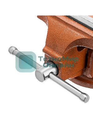 Тиски Sparta слесарные 125мм поворотные с наковальней