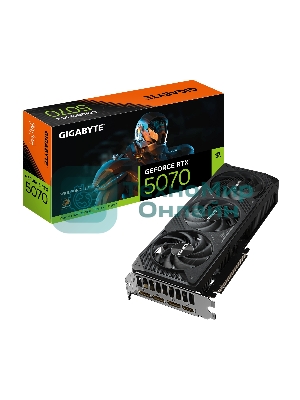 Видеокарта Gigabyte PCI-E GV-N5070WF3-12GD 1.0 NVIDIA GeForce RTX 5070 12Gb 192bit GDDR7 2542/28000 HDMIx1 DPx3 HDCP Ret