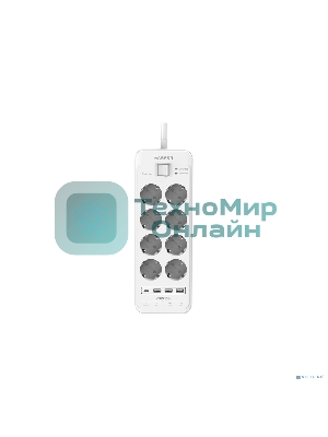 Удлинитель с USB зарядкой Harper UCH-650 White PD3.0