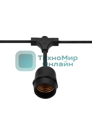 Шина в виде ленты Neon-night Belt-Light 2 жилы, шаг 40 см подвесные патроны E27 влагостойкая IP65