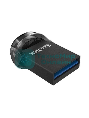 Флешка USB Sandisk CZ430 ULTRA FIT (SDCZ430-128G-G46), 128Gb, USB 3.1, R/W 130/40, черный