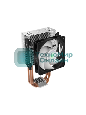 Кулер для процессора Cooler Master Hyper 212 Spectrum V2 черный, 120 мм, алюминий/медь, 1800 об/мин, 27 дБ, 4 pin, 150 Вт, 157 мм