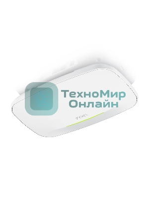 Точка доступа Zyxel NebulaFlex NWA130BE, WiFi 7, 802.11a/b/g/n/ac/ax/be (2,4 и 5 ГГц), MU-MIMO, антенны 2x2, до 688+4320 Мбит/с, 2xLAN 2.5GE, PoE