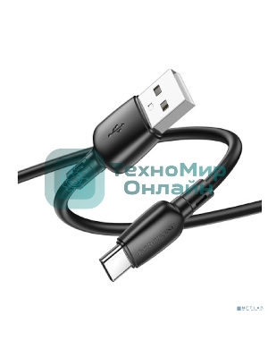 Кабель BOROFONE BX93/USB кабель Type-C/1m/3A/черный
