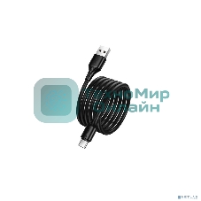 Кабель USB HOCO X120 Type-C/ 1m/ 3A/ черный