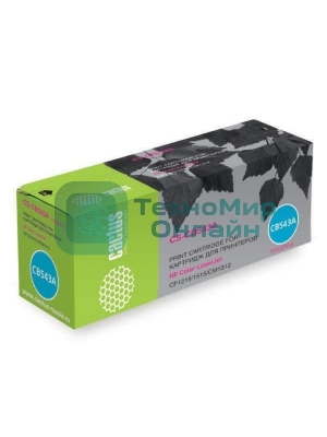 Картридж лазерный Cactus CS-CB543A пурпурный (1400 стр.) для HP Color LaserJet CP1215/1515/CM1312