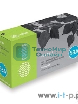 Картридж лазерный Cactus CS-Q7553AS черный (3000 стр.) для HP P2014/P2015/M2727