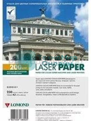 Фотобумага Lomond двусторонняя матовая, для лазерной печати, 200 г/м2, A3/250л.