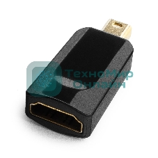 Переходник miniDisplayPort - HDMI, Cablexpert A-mDPM-HDMIF-01, 20M/19F, черный, пакет