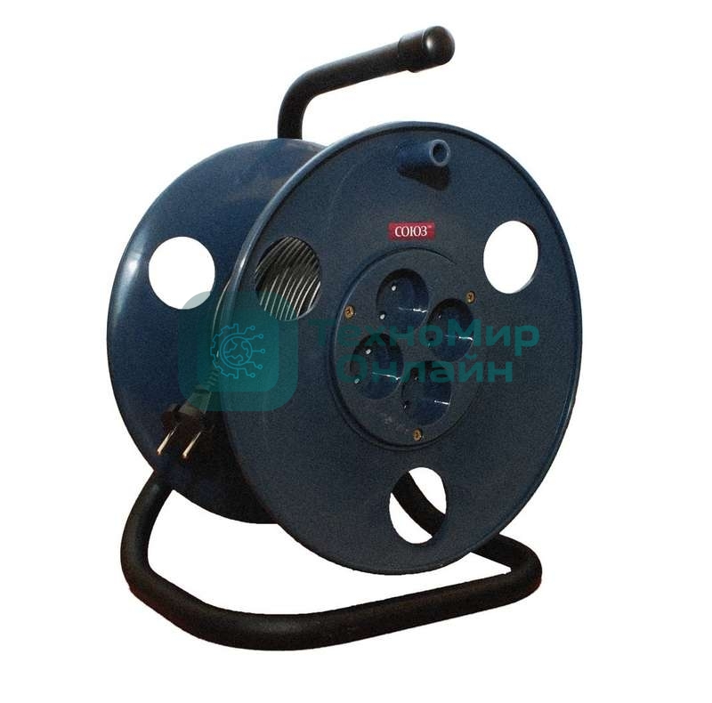 Удлинитель Союз ТМ сил. на катушке с 4 гн. 3500 Вт 50 м 481S-3305