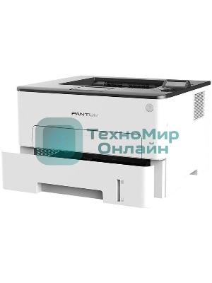 Принтер лазерный Pantum P3010DW, A4, ч/б, печ. до 30 стр/мин., 1200 x 1200 dpi, USB, RJ-45, Wi-Fi, NFC, проектная модель
