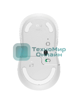 Мышь беспроводная Logitech Signature M650 L белый, 4000 dpi, радиоканал, Bluetooth, USB, кнопки - 5