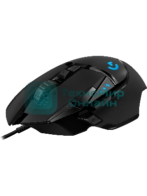 Мышь проводная Logitech G502 HERO черный, 25600 dpi, USB, кнопки - 11