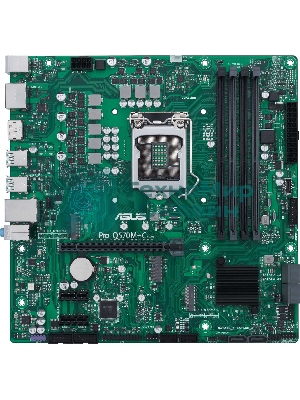 Материнская плата ASUS Pro Q570M-C/CSM, LGA1200, Intel Q570, 4xDDR4, 6xSATA, 2xM.2, 1xPCIe 4.0/3.0 x16, 2xPCIe 3.0 x1, 2xDisplayPort, 1xHDMI, 1x 1Gb LAN, 4xUSB 3.2 Gen 2 (Type-A), 2xUSB 2.0 (Type-A), 3x3.5 мм, 7.1, mATX