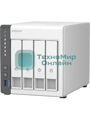 Сетевое хранилище NAS Qnap D4 (REV. C) 4-bay настольный Cortex-A55 RK3568B2