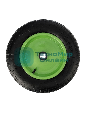 Колесо пневматическое Сибртех 3.25/3-8, длина оси 65мм,подшипник 20мм