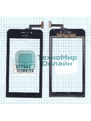 Сенсорное стекло (тачскрин) для Asus ZenFone 4 A450CG, черное