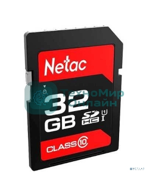 Флеш карта SDHC 32Gb Netac Class 10 UHS-I U1 P600 NT02P600STN-032G-R