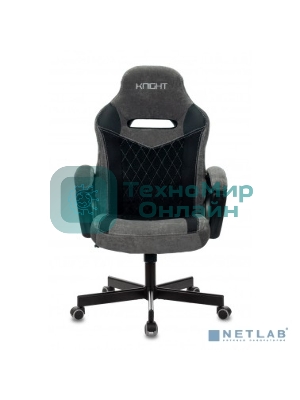 Кресло Бюрократ VIKING 6 KNIGHT B FABRIC черный, ткань, 120 кг, механизм качания