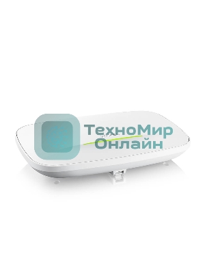 Точка доступа Zyxel NebulaFlex NWA130BE, WiFi 7, 802.11a/b/g/n/ac/ax/be (2,4 и 5 ГГц), MU-MIMO, антенны 2x2, до 688+4320 Мбит/с, 2xLAN 2.5GE, PoE