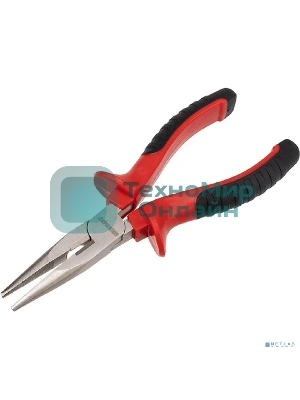 Тонкогубцы Rexant 160 мм никелированные, двухкомпонентные рукоятки