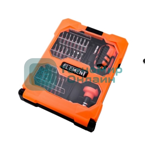 Отвертка с набором бит ELEMENT 8159