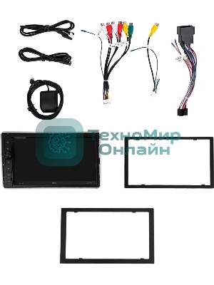 Автомагнитола ACV AD-7024, 2 DIN, 6.9