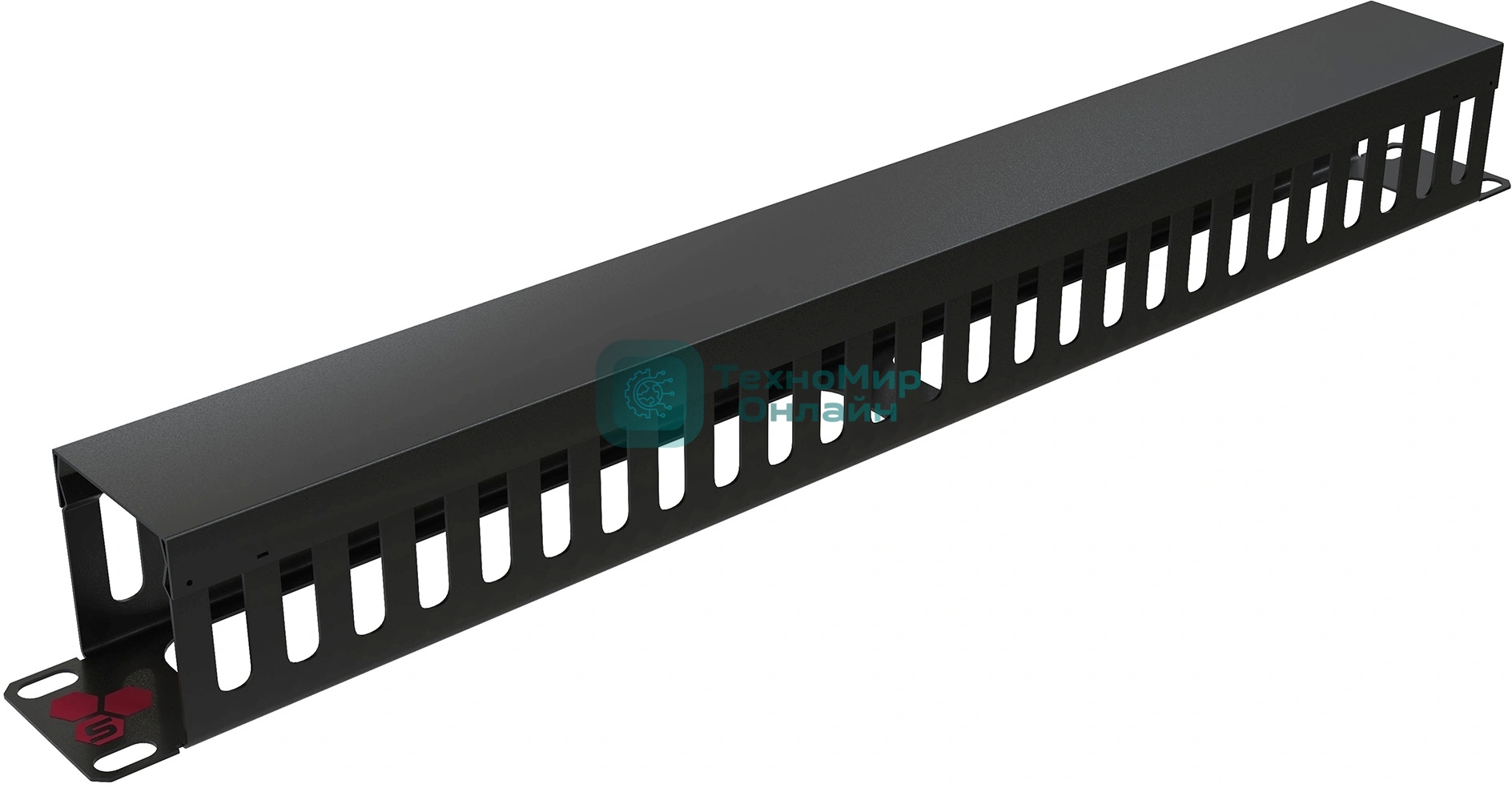 Кабельный органайзер Sysmatrix SA 0021.911 дл.482мм шир.70мм выс.45мм 1U черный