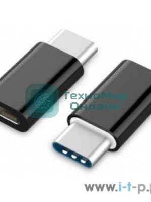 Переходник Cablexpert Переходник USB, USB Type-C/USB MicroB (F), пакет (A-USB2-CMmF-01)