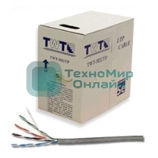 Кабель информационный Lanmaster TWT-5EUTP-LSZH кат.5е U/UTP не экранированный 4X2X24AWG LSZH внутренний 305м белый