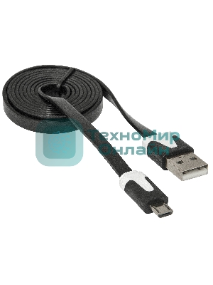 Кабель Defender USB08-03P USB2.0 AM-MicroBM, 1.0м