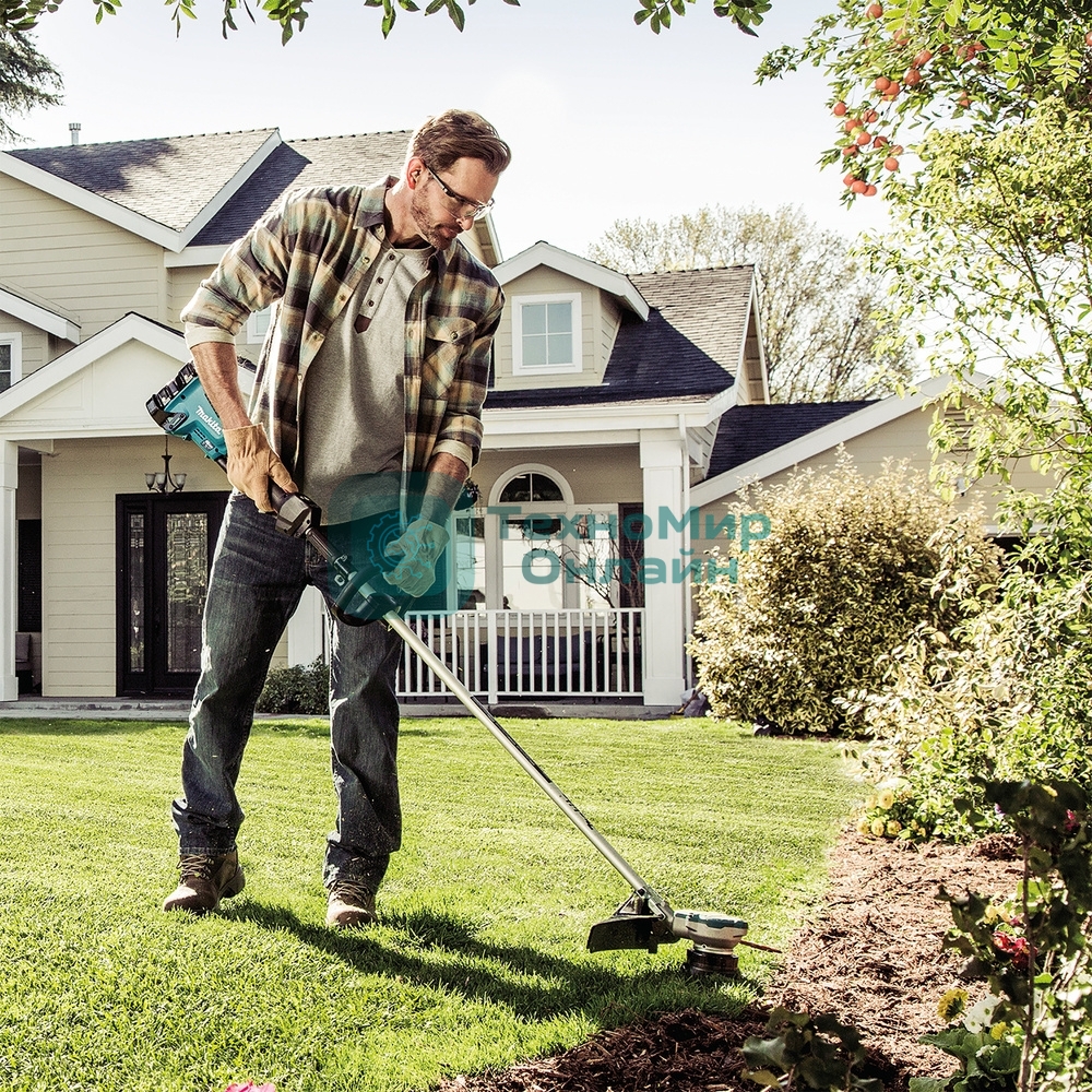 Триммер электрический Makita DUR368LZ аккум. реж.эл.:леска/нож