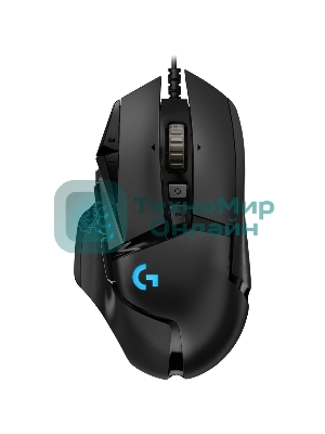 Мышь проводная Logitech G502 HERO черный, 25600 dpi, USB, кнопки - 11