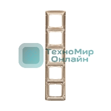 Рамка Kranz 5-я DEA горизонтальная Золотой металлик (1/10/90)