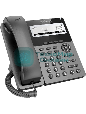 Телефон IP Flyingvoice P22P серый (упак.:1шт)