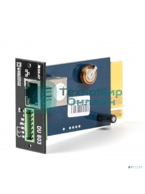 SNMP-модуль Бастион DU 803 SKAT UPS-1000-10000 RACK Мониторинг и упр-е по Ethernet