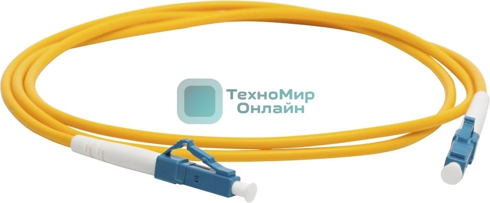 Патч-корд оптический LANMASTER, LSZH, дуплексный, SC/UPC-SC/UPC, SM OS2, 1.0 м
