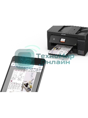 МФУ струйное Epson L14150, (C11CH96404/C11CH96505/C11CH96403/C11CH96502/C11CH96507), A3, цветной, печ. 38 стр/мин (ч/б) 24 стр/мин (цв.), 1200 x 4800 dpi (печать) 1200x2400dpi (скан.), USB, RJ-45, Wi-Fi