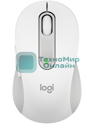 Мышь беспроводная Logitech Signature M650 белый, 4000 dpi, радиоканал, Bluetooth, USB, кнопки - 5