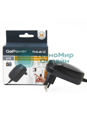 З/У для свинцово-кислотных аккумуляторов 12V GoPower ProLab 12 1.0A (1/100)