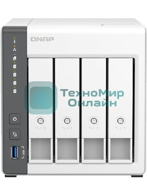 Сетевое хранилище NAS Qnap D4 (REV. C) 4-bay настольный Cortex-A55 RK3568B2