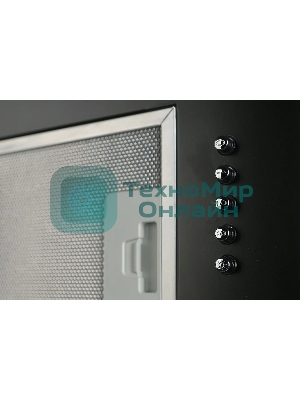 Вытяжка встраиваемая Monsher Angers 60 Noir черный, 54 см, 800 куб. м/ч, 45 дБ