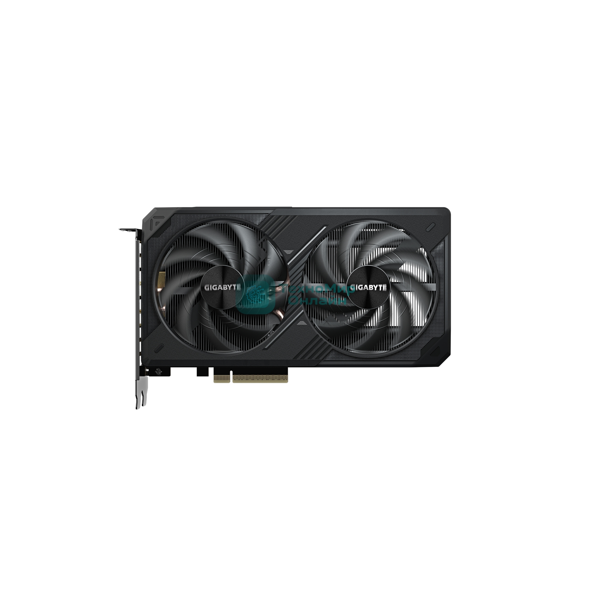 Видеокарта Gigabyte GeForce RTX 5060 Ti Windforce, NVIDIA RTX 5060 Ti, 8 ГБ GDDR7, 128 бит, PCI-e 5.0, 1xHDMI, 3xDP, 2572 МГц
