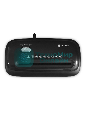 Шредер ГЕЛЕОС УД15-4, (DIN P-4), фрагмент 3,9х35мм, 8-10 лист (70г/м2), скобы, 15 литров