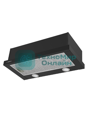 Вытяжка встраиваемая Maunfeld VS Light 50 черный, 50 см, 520 куб. м/ч, 56 дБ