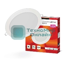 Светильник светодиодный RLP-VC 18Вт 230В 6500К 1440лм 185мм бел. (Аналог Downlight) IP40 IN HOME 4690612024547