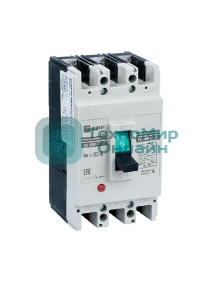 Выключатель автоматический 3п ВА-99М 63/63А 20кА Basic EKF mccb99-63-63m